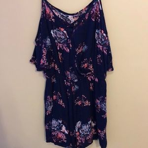 Open shoulder romper!